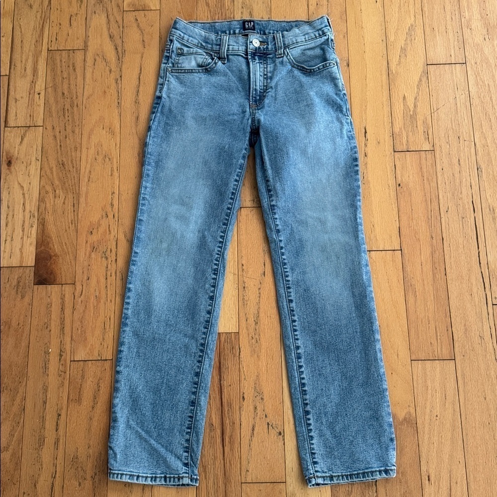 Gap Denim | Stretch Straight Jean | size 12 | light/medium wash